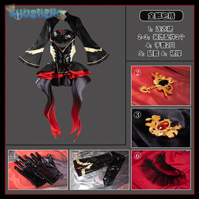 Shusheng Vsirtual Youtuber Houshou Marine Cosplay Costume Cos Game Anime Party Uniform Hallowen Play Role Clothes Clothing