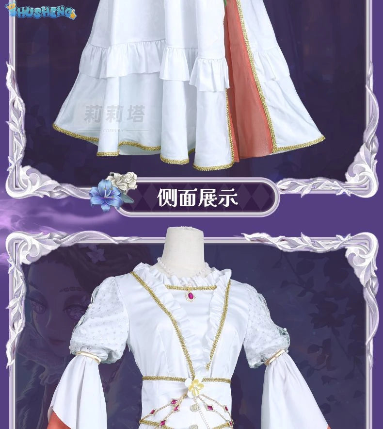 Game  Identity Ⅴ psychologist Ada Mesmer Cosplay New clothing Halloween party girl dress set  IN STOCK