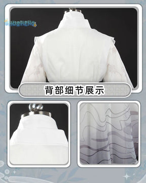 Shusheng-N Qi Shiyi antique dealers cosplay Identity Ⅴclothing Crown waist headband earrings glasses Halloween male Woman suit