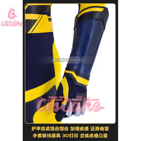 New Movie Deadpool 3 Wolverine Cosplay Costume Jumpsuit Vest Shoulder Armor Gloves Belt For Men Custom Made