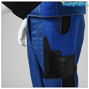 Movie Star Cosplay James Tiberius Captain Costume Kirk Trek Men's Blue Jacket Pants Uniform with Shoes Halloween Outfit