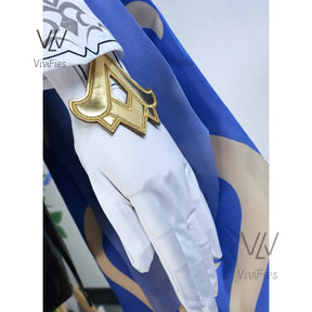 Clorinde cosplay costume Genshin Fontaine impact Clorinde cosplay dress uniform champion duelist wig hat uniform cloak full set