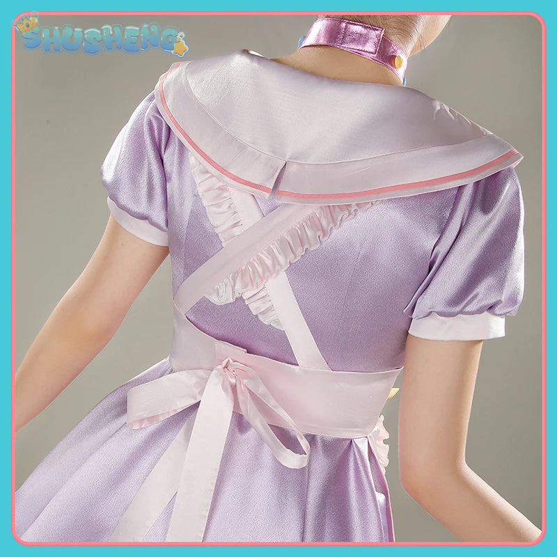 Shusheng vtuber Ratna Petit game suit elegant lovely dress uniform cosplay costume Halloween Carnival party role play outfit