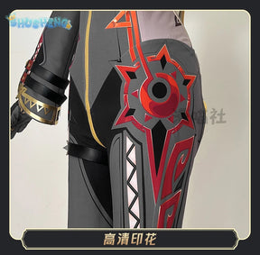 Genshin Impact Mavuika Pyro Archon Game Suit Sexy Lovely Uniform Cosplay Costume Halloween Party Role Play Outfit Women