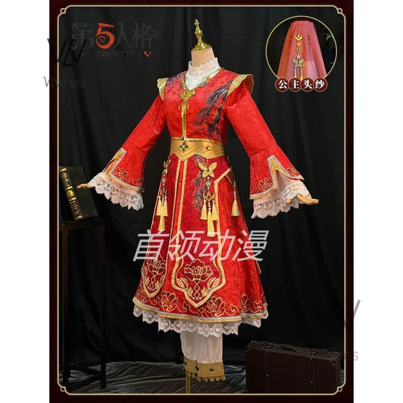 Game Identity V Entomologist Melly Plinius Cosplay Costume Chinese Ancient Dress Suit With Veil Halloween Uniforms Custom Made