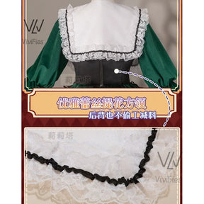 Amine Rozen Maiden Sui sei seki Cosplay Costume Mercury Lampe Dress Halloween Party Gorgeous Lolita Girl Dress Up Dress