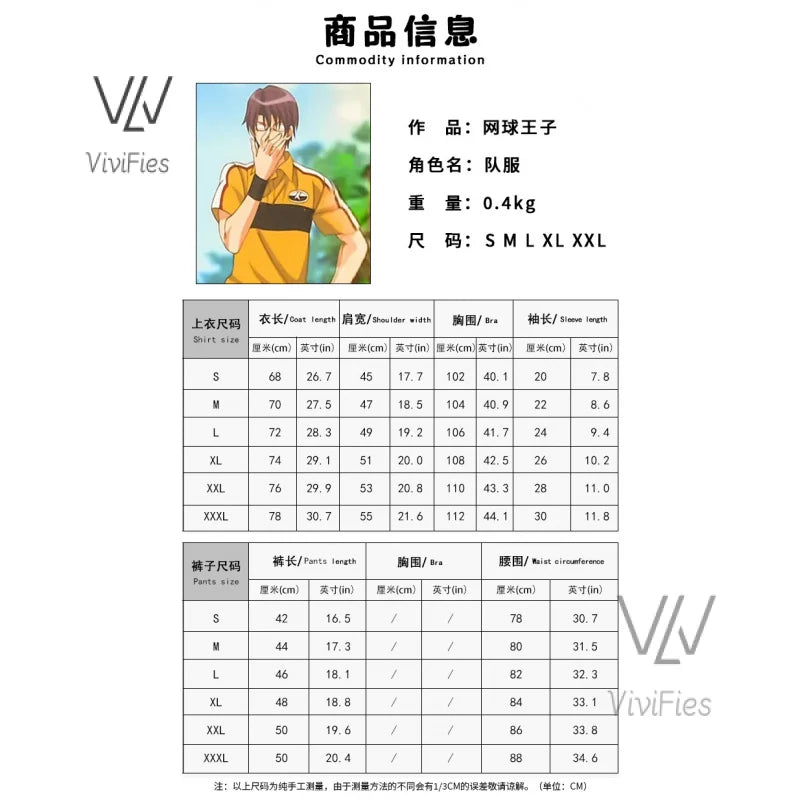 The Prince of Tennis Costume Echizen Ryoma Cosplay Sportswear T-shirt Qingxue Team Uniform School Clothing Jacket Anime