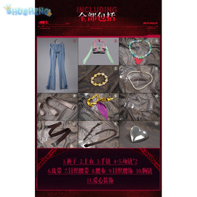 Path To Nowhere Gelan Game Suit Sexy Lovely Uniform Cosplay Costume Halloween Carnival Party Role Play Outfit Women