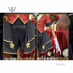 Margaretha Zelle Cosplay Game Identity V Gorgeous vest, shirt, short skirt wig set, headwear, Halloween party set, latest model