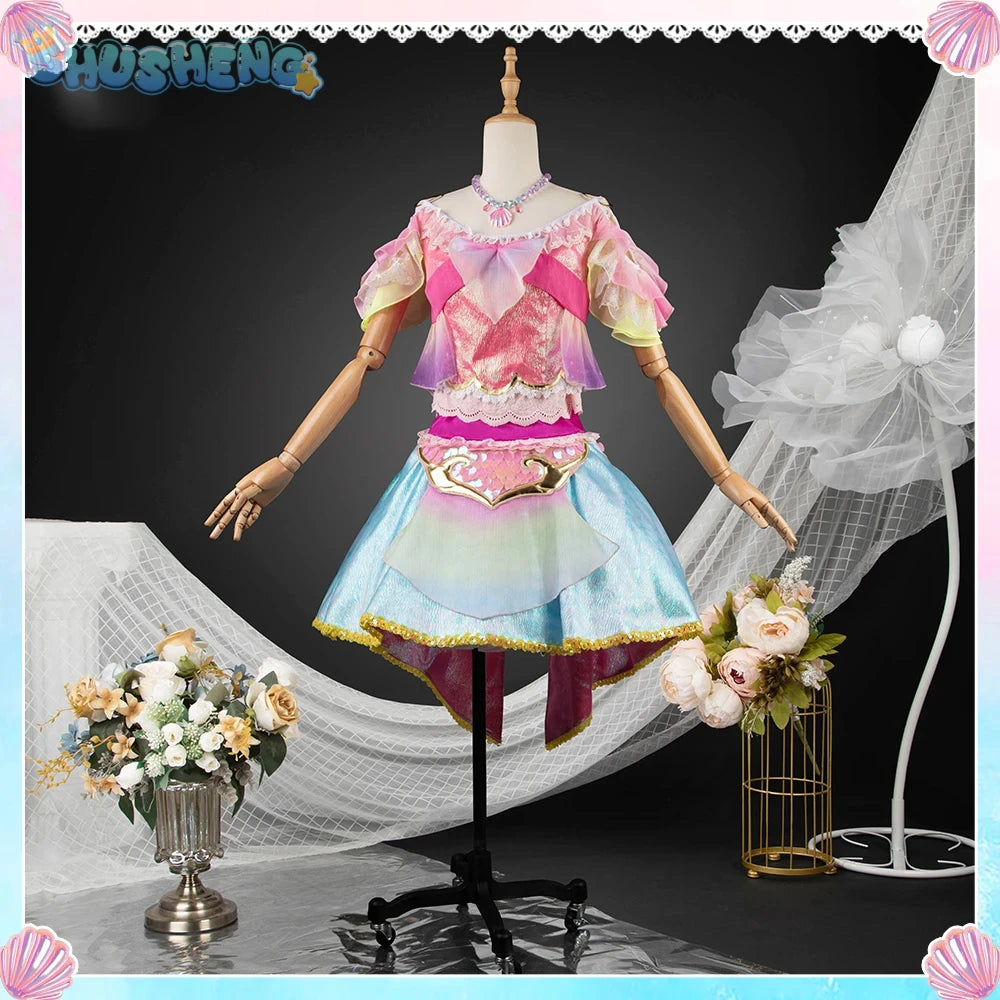 Aikatsu! Series Hoshimiya Ichigo Gown Cosplay Costume Cos Game Anime Party Uniform Hallowen Play Role Clothes Clothing