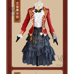 Anime Identity V Tracy Reznik Latest style Anniversary Heart Lock Game Suit Uniform Cosplay Costume Halloween Party Outfit Women