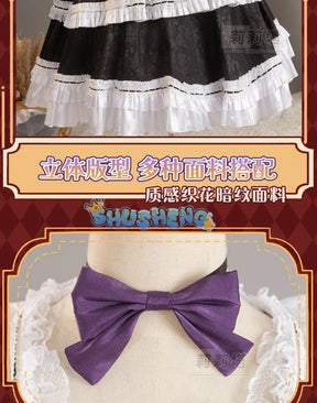 Anime Misamisa Cosplay Costume MisaMisa wig Dark Lolita Style Uniform Halloween Party Girl Dress Up Complete Set S-XXL