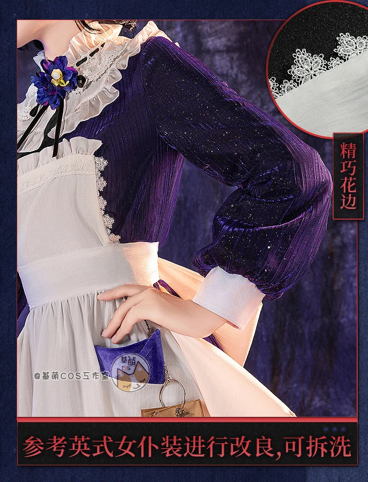 Shusheng Reverse:1999 Tuesday Christine Game Suit Lovely Maid Dress Uniform Cosplay Costume Halloween Party Role Play Outfit