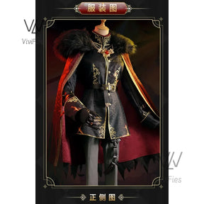 Anime Game Identity V Cosplay Night Watch Cosplay Costume Morningstar Ithaqua Cosplay Men Costume Wig Shoes For Halloween