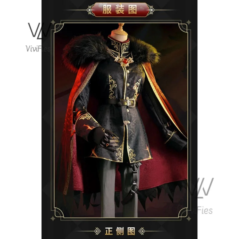 Anime Game Identity V Cosplay Night Watch Cosplay Costume Morningstar Ithaqua Cosplay Men Costume Wig Shoes For Halloween