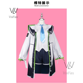 Saiba Momoi Saiba Midori Anime Blue Archive Game Cosplay Costume Wig Jacket Coat Halloween Party Carnival Outfit Headwear