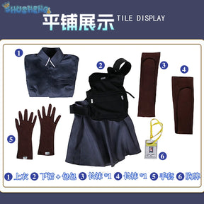 Shusheng Arknights Franka Women Cosplay Costume Cos Game Anime Party Uniform Hallowen Play Role Clothes Clothing