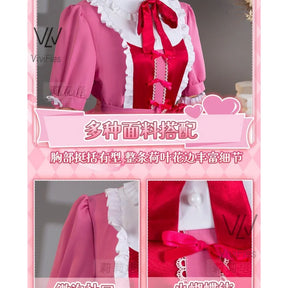 IN STOCK Panty& Stocking with Garterbelt Stocking Anarchy Cosplay Costume Wig Pink Lolita Dress Woman Sexy Kawaii Halloween Suit