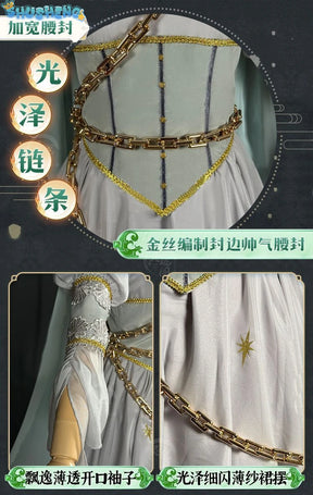 Identity V Lisa Beck Gardener Cosmic Witch Cosplay Costume Cos Game Anime Party Uniform Hallowen Play Role Clothes Clothing