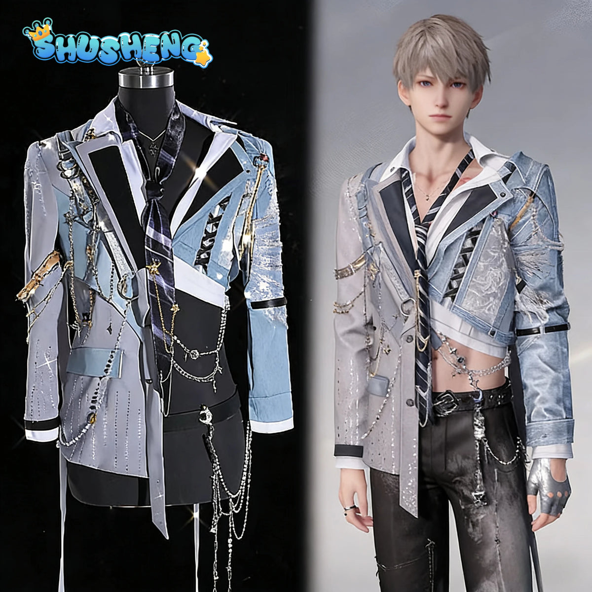Game Cosplay Series:Love and Deepspace Xavier (Till the Heart Beats Event Ver.) Xavier Cosplay high quality Costume full set Shusheng