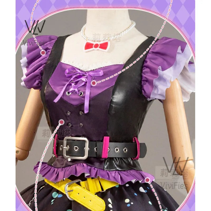 Irelia H Anime Aikatsu!Hoshimiya Ichigo Cosplay Costume Sweet Devil Evening party Dress female Lolita in stock