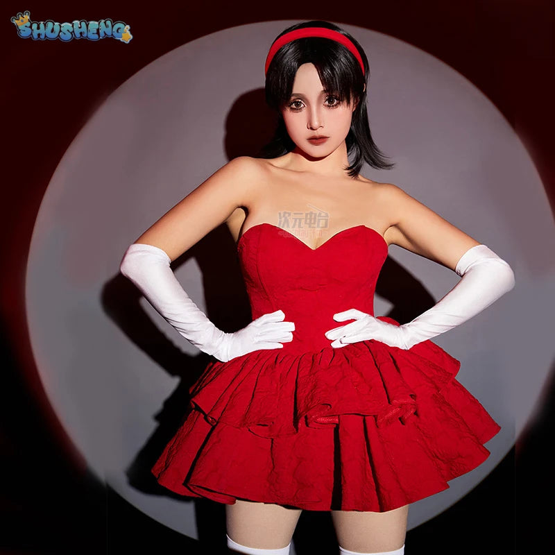 Kirigoe Mima cosplay perfect blue cosplay costume anime sexy red female girl Halloween dress