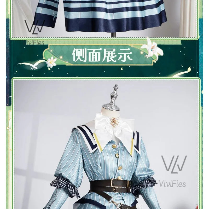 Game Identity V Cosplay Costume Emily Dyer Doctor Preserved Flower Gorgeous Uniform with Accessories Women Halloween Party Suits