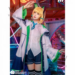 Saiba Momoi Saiba Midori Anime Blue Archive Game Cosplay Costume Wig Jacket Coat Halloween Party Carnival Outfit Headwear