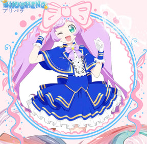 Pripara Manaka Laala Little Blue Dress Women Cosplay Costume Cos Game Anime Party Uniform Hallowen Play Role Clothes Clothing