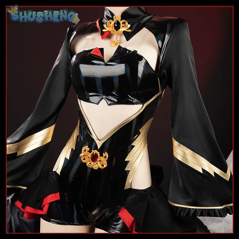 Shusheng Vsirtual Youtuber Houshou Marine Cosplay Costume Cos Game Anime Party Uniform Hallowen Play Role Clothes Clothing