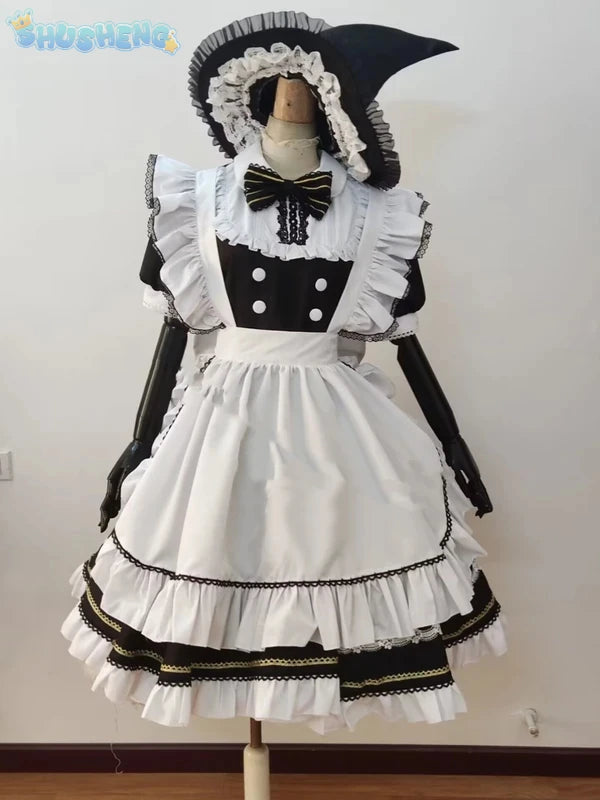 Touhou Project Kirisame Marisa Dress Cosplay Costume Cos Game Anime Party Uniform Hallowen Play Role Clothes Clothing