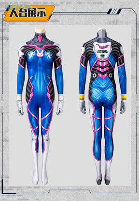 Game DVA Cosplay Costume D.Va Party Zentai Suits Jumpsuit Driving Uniform Halloween Outfit Costumes for Women