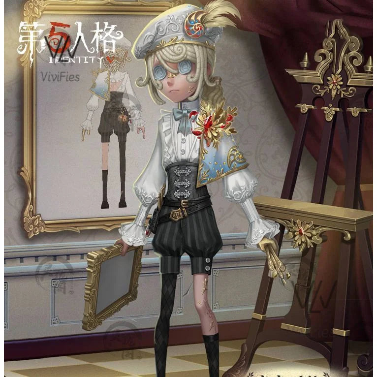 Edgar Valden Cosplay Game Identity V Costume Painter Golden Ratio Sweet Uniform Halloween Party Role Play Clothing spot goods