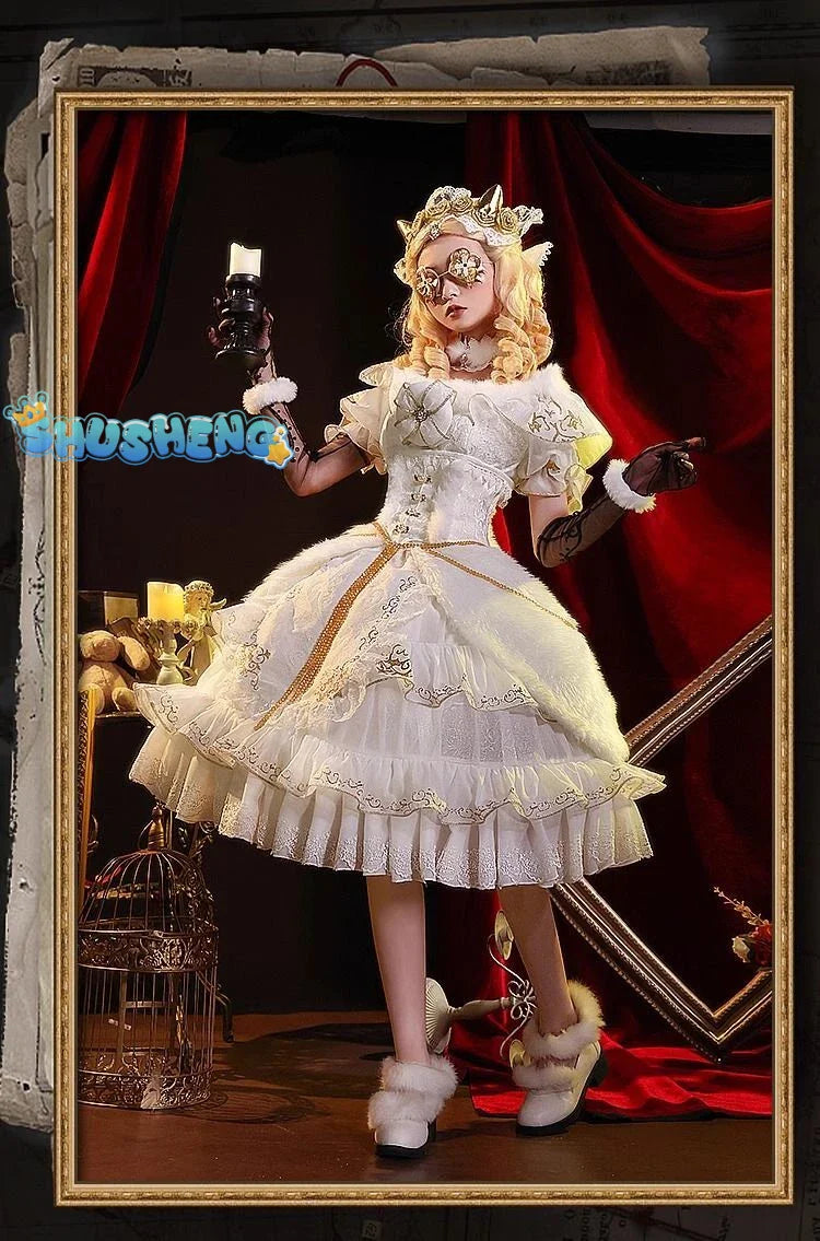 Shusheng-SSR Game Identity V girl Cosplay Costume Princess Lolita  Dress Princess Lolita girl Uniforms Clothes Halloween Carnival Party Suit