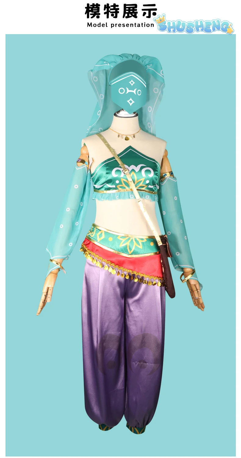 Game Link Zelda Cosplay Costume Anime Heroes Outfits Link  Carnival Halloween for Adults Men Woman S-XXL