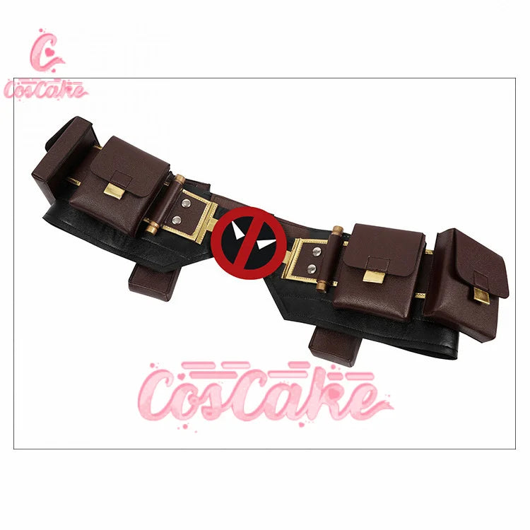 New Deadpool Cosplay Cosutme Wade Winston Wilson Jumpsuit Belt Cosplay Costume Movie Anti-hero Suit Halloween Women's version