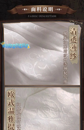 Shusheng-SSR Game Identity V girl Cosplay Costume Princess Lolita  Dress Princess Lolita girl Uniforms Clothes Halloween Carnival Party Suit