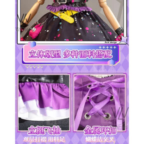 Irelia H Anime Aikatsu!Hoshimiya Ichigo Cosplay Costume Sweet Devil Evening party Dress female Lolita in stock