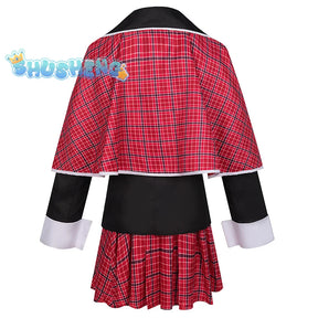 Anime Shugo Chara Cosplay Costume for Women Men Amu Hinamori  School Uniform Halloween Clothes Set