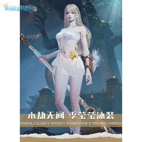 Game Naraka: Bladepoint   Zai cosplay costume zai Halloween party Zai girl cosplay swimsuit set new style XS-XXL