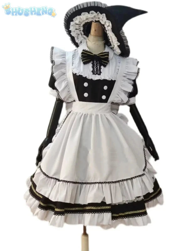 Touhou Project Kirisame Marisa Dress Cosplay Costume Cos Game Anime Party Uniform Hallowen Play Role Clothes Clothing