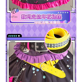 Irelia H Anime Aikatsu!Hoshimiya Ichigo Cosplay Costume Sweet Devil Evening party Dress female Lolita in stock