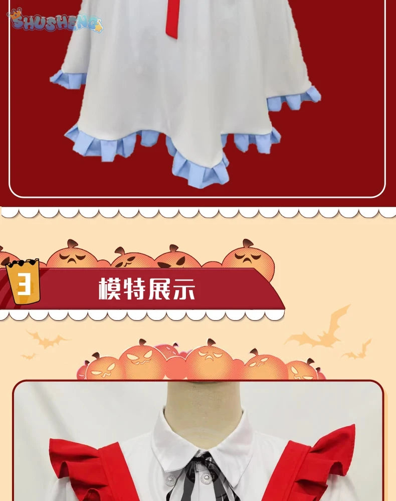 Identity V Grace Naiad  Game Suit Sweet Lovely Maid Dress Cosplay Costume Halloween Party Role Play Outfit Women