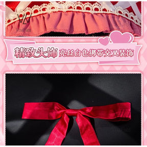 IN STOCK Panty& Stocking with Garterbelt Stocking Anarchy Cosplay Costume Wig Pink Lolita Dress Woman Sexy Kawaii Halloween Suit