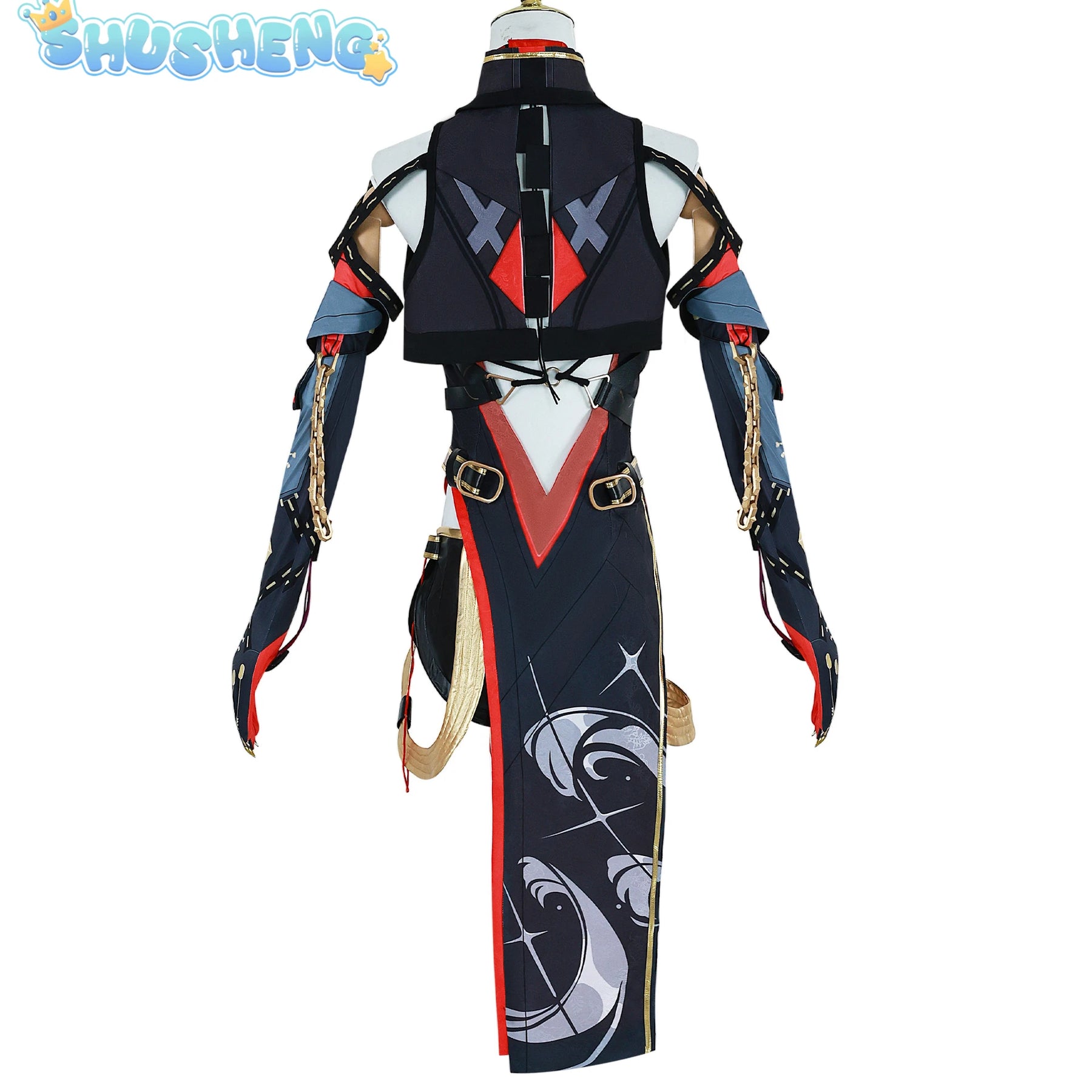 Wuthering Waves Yinlin Cosplay Costume Dress Outfit Uniform Earrings Headwear Electro Congenital Resonator YINLIN XS-XXXL