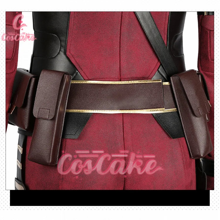 New Deadpool Cosplay Cosutme Wade Winston Wilson Jumpsuit Belt Cosplay Costume Movie Anti-hero Suit Halloween Women's version