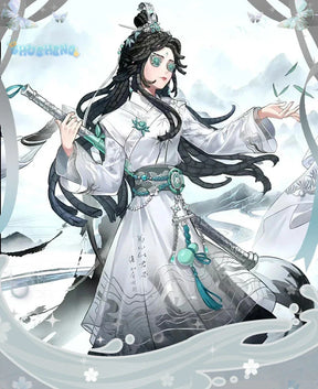 Shusheng-N Qi Shiyi antique dealers cosplay Identity Ⅴclothing Crown waist headband earrings glasses Halloween male Woman suit