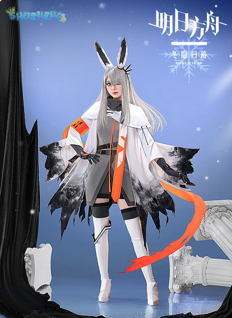 Shusheng Arknights Frostnova Women Cosplay Costume Cos Game Anime Party Uniform Hallowen Play Role Clothes Clothing