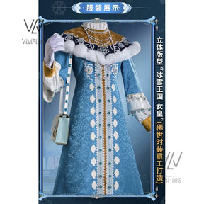 Identity V Melly Plinius Cosplay Costume Entomologist Golden Skin Court Dress Uniform Halloween Party Outfit Game Suit