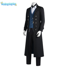 Gellert Grindelwald Cosplay Fantastic Beasts Gellert Grindelwald Cosplay Halloween Costume Full Set Custom Made S-XXXL